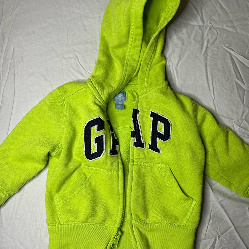 Baby Gap Lime Hoodie